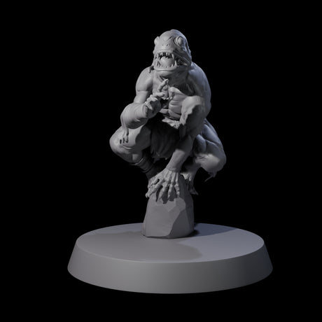 Fishy Deep One F Miniature for Dungeons and Dragons, Pathfinder or other TTRPGs