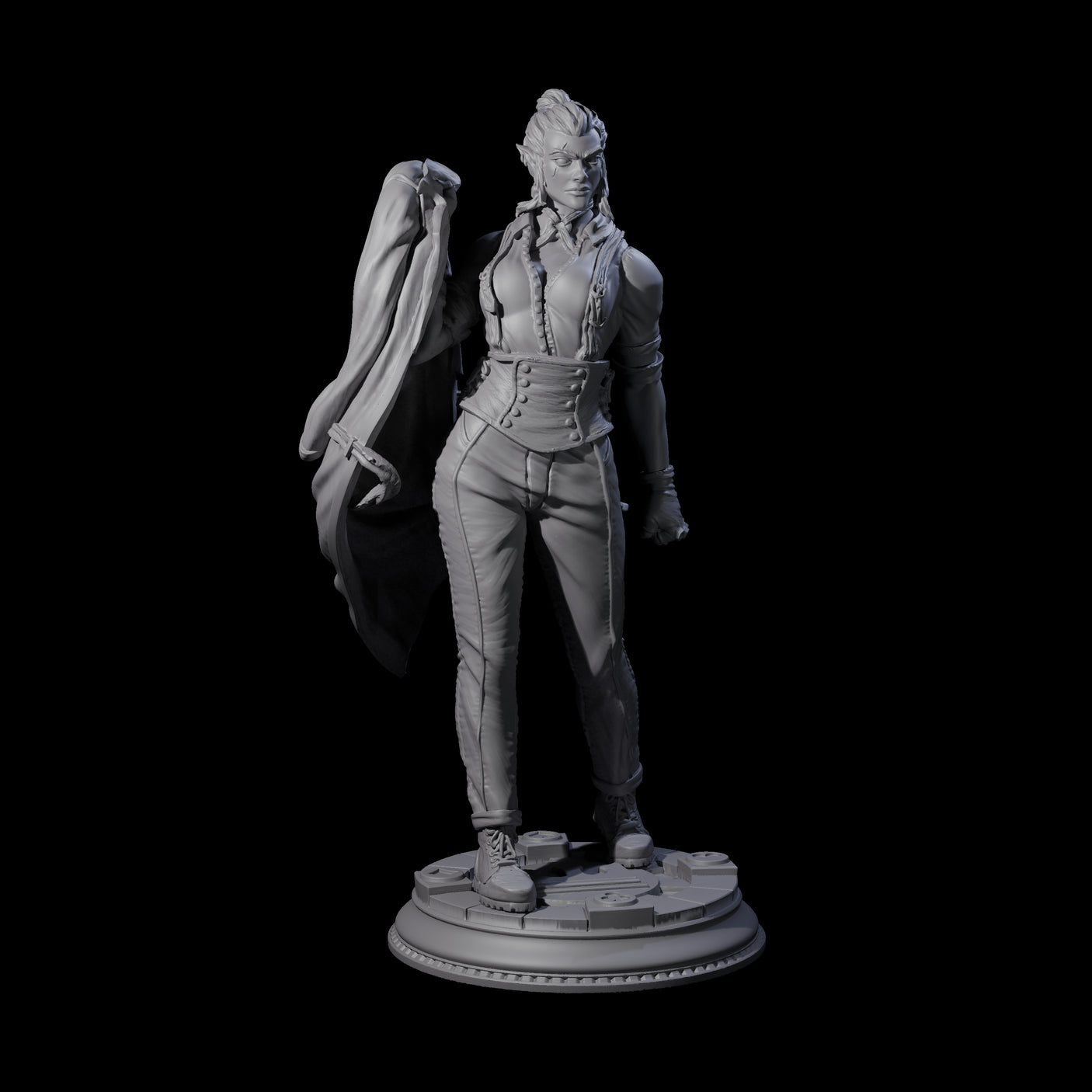 Fist Fighter Miniature for Dungeons and Dragons, Pathfinder or other TTRPGs
