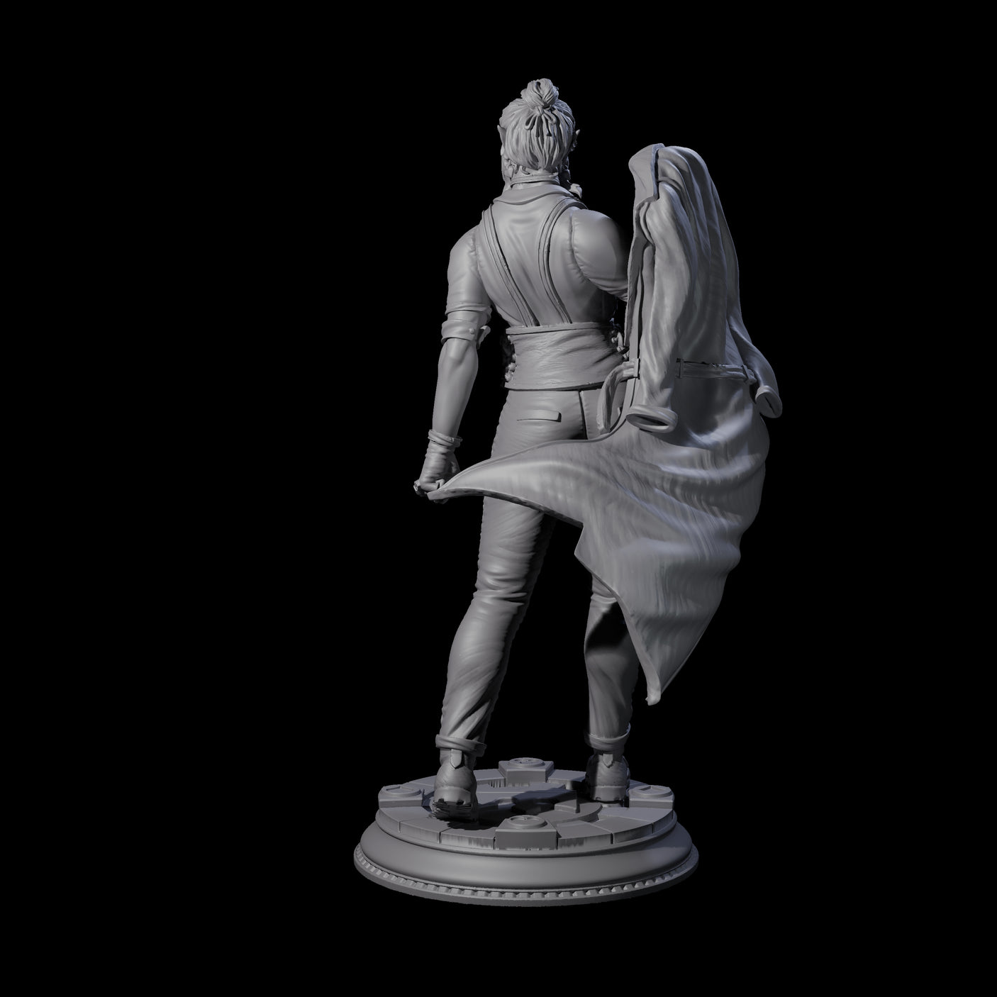 Fist Fighter Miniature for Dungeons and Dragons, Pathfinder or other TTRPGs