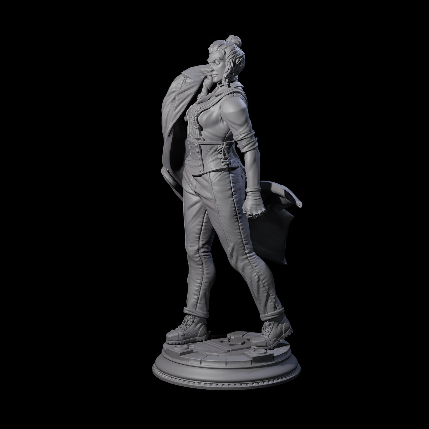 Fist Fighter Miniature for Dungeons and Dragons, Pathfinder or other TTRPGs