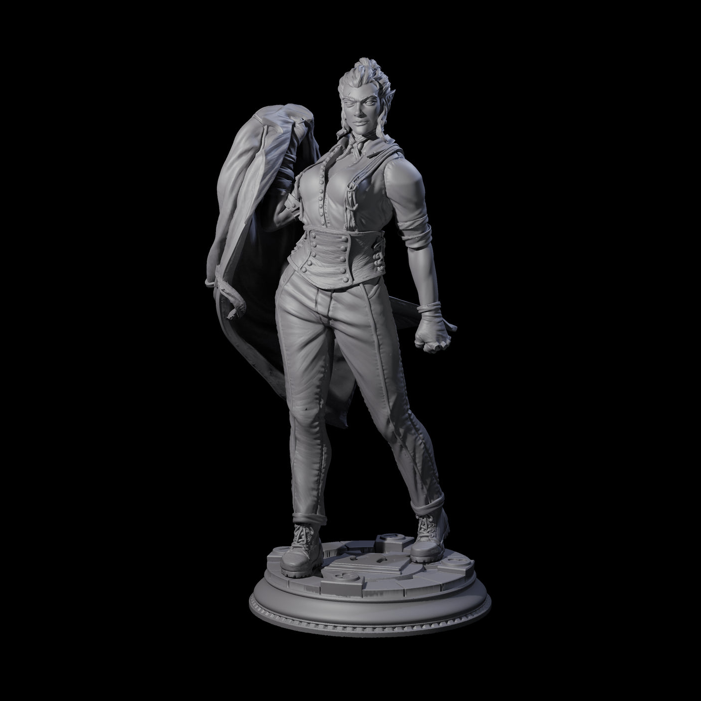 Fist Fighter Miniature for Dungeons and Dragons, Pathfinder or other TTRPGs