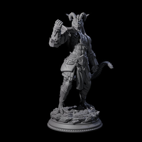 Fisticuffs Dragonborn Fighter Miniature for Dungeons and Dragons, Pathfinder or other TTRPGs