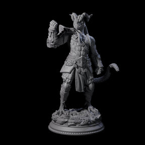 Fisticuffs Dragonborn Fighter Miniature for Dungeons and Dragons, Pathfinder or other TTRPGs