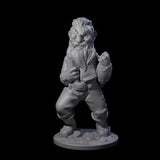 Fisticuffs Gnome Warrior Miniature for Dungeons and Dragons, Pathfinder or other TTRPGs