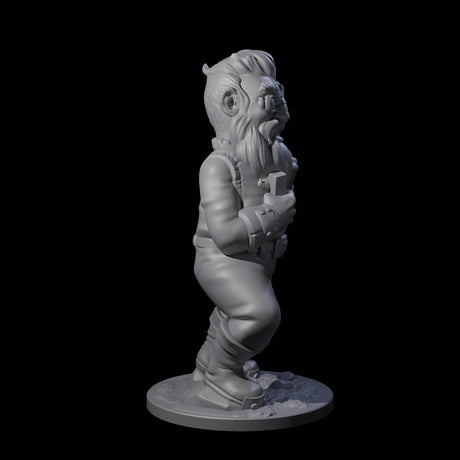 Fisticuffs Gnome Warrior Miniature for Dungeons and Dragons, Pathfinder or other TTRPGs