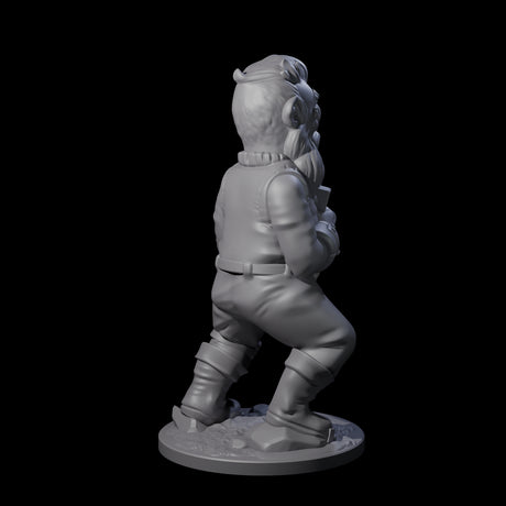 Fisticuffs Gnome Warrior Miniature for Dungeons and Dragons, Pathfinder or other TTRPGs