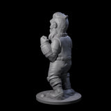 Fisticuffs Gnome Warrior Miniature for Dungeons and Dragons, Pathfinder or other TTRPGs