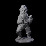 Fisticuffs Gnome Warrior Miniature for Dungeons and Dragons, Pathfinder or other TTRPGs