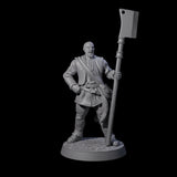Five Brave Peasant Soldiers Miniature for Dungeons and Dragons, Pathfinder or other TTRPGs