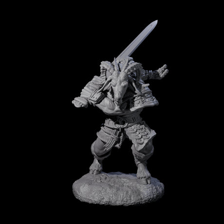 Five Brave Satyr Fighters Miniature for Dungeons and Dragons, Pathfinder or other TTRPGs