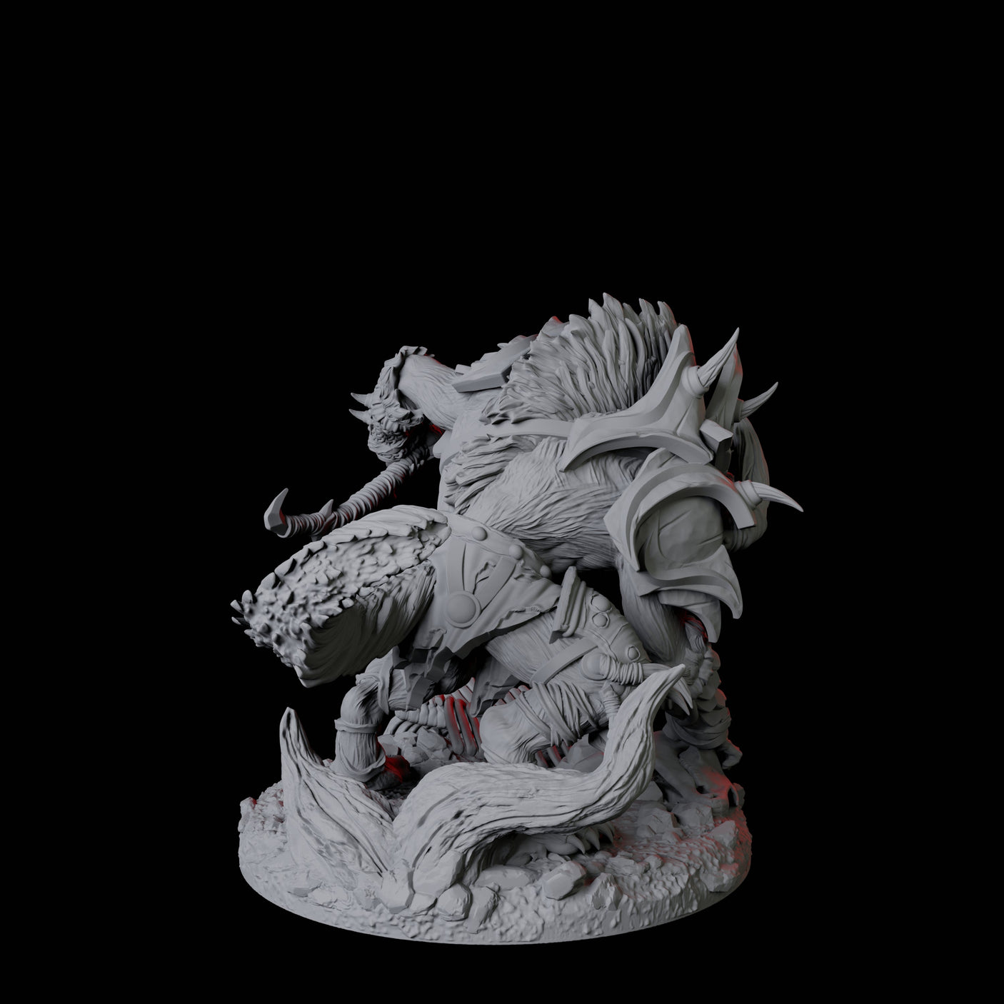 Five Bruising Gnoll Brutes Miniature for Dungeons and Dragons, Pathfinder or other TTRPGs