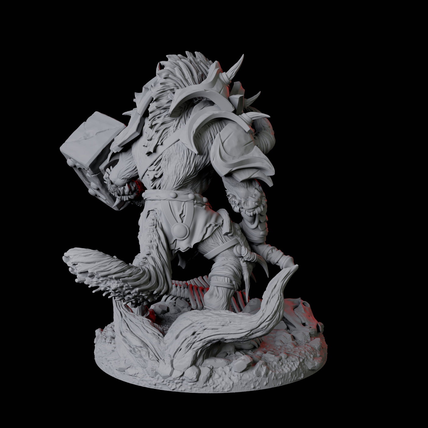 Five Bruising Gnoll Brutes Miniature for Dungeons and Dragons, Pathfinder or other TTRPGs