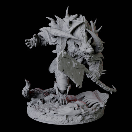 Five Bruising Gnoll Brutes Miniature for Dungeons and Dragons, Pathfinder or other TTRPGs