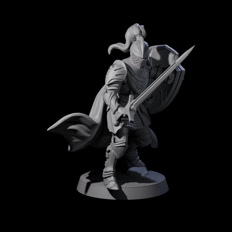 Five City Knights Miniature for Dungeons and Dragons, Pathfinder or other TTRPGs