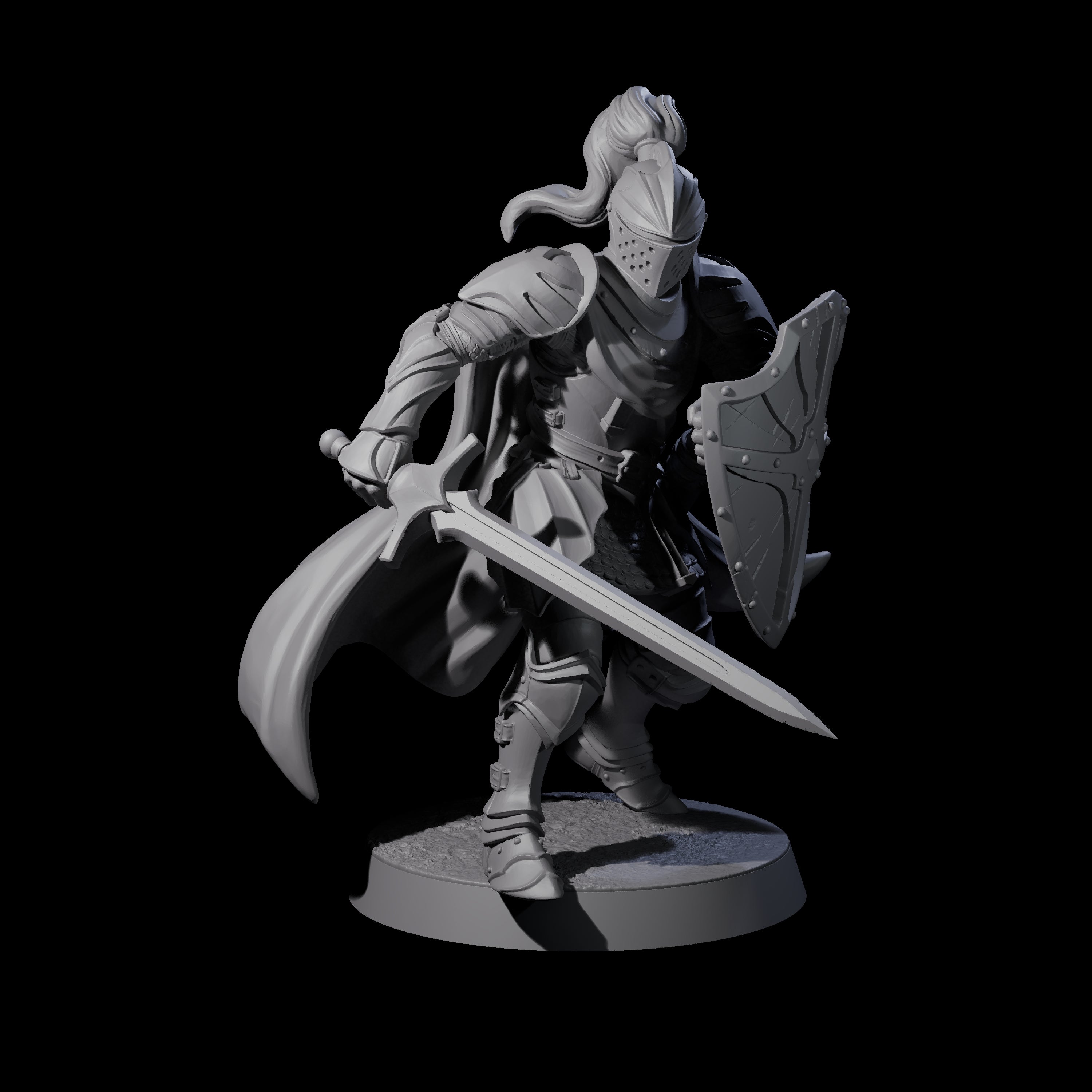 Five City Knights Miniature for Dungeons and Dragons, Pathfinder or other TTRPGs