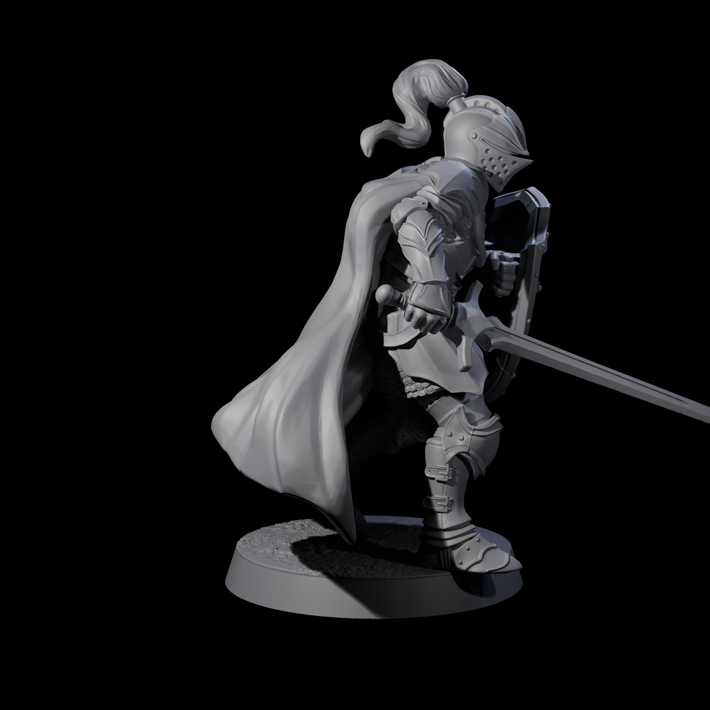 Five City Knights Miniature for Dungeons and Dragons, Pathfinder or other TTRPGs