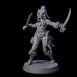 Five Confident Swashbuckling Pirates Miniature for Dungeons and Dragons, Pathfinder or other TTRPGs