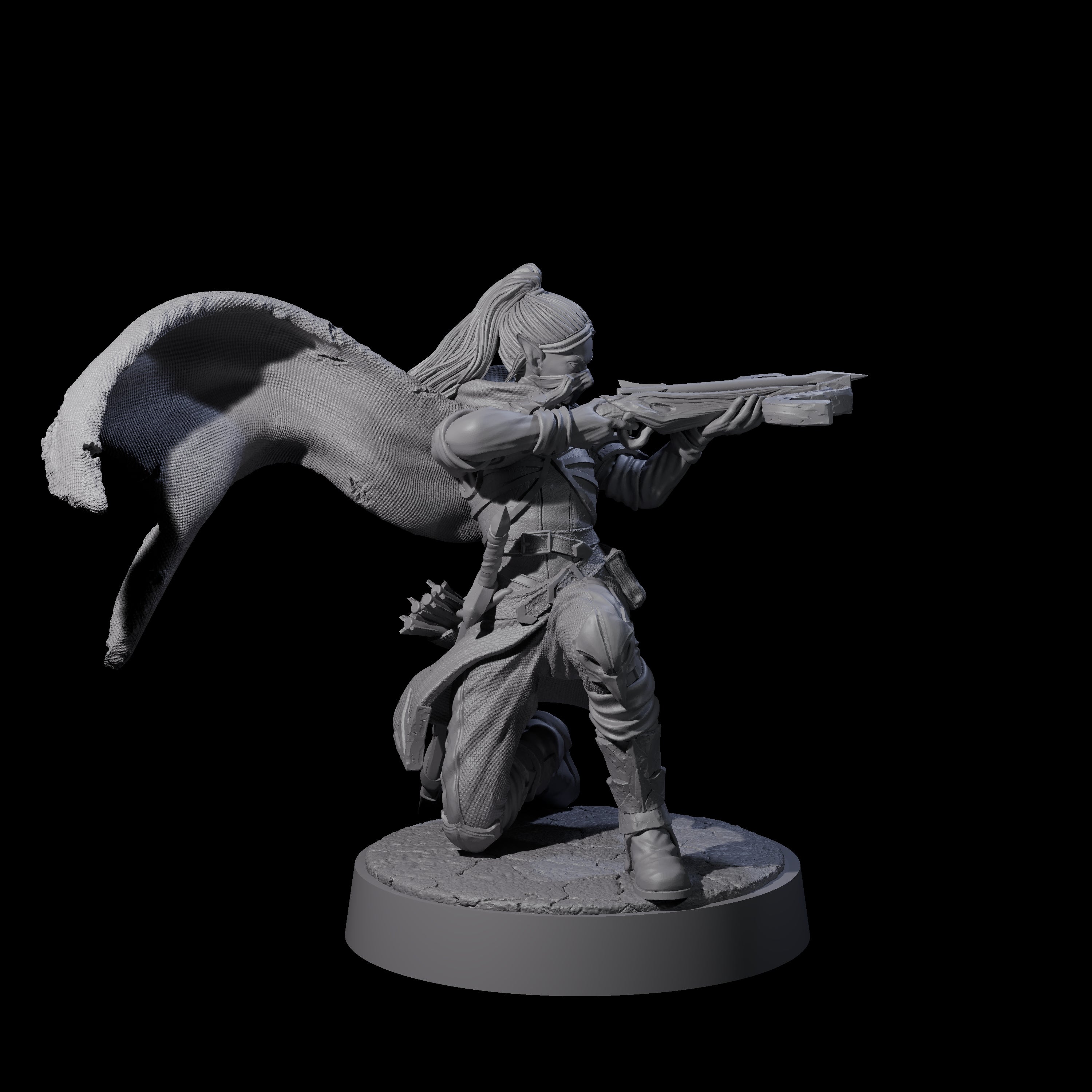 Five Crossbow Ready Rogues Miniature for Dungeons and Dragons, Pathfinder or other TTRPGs