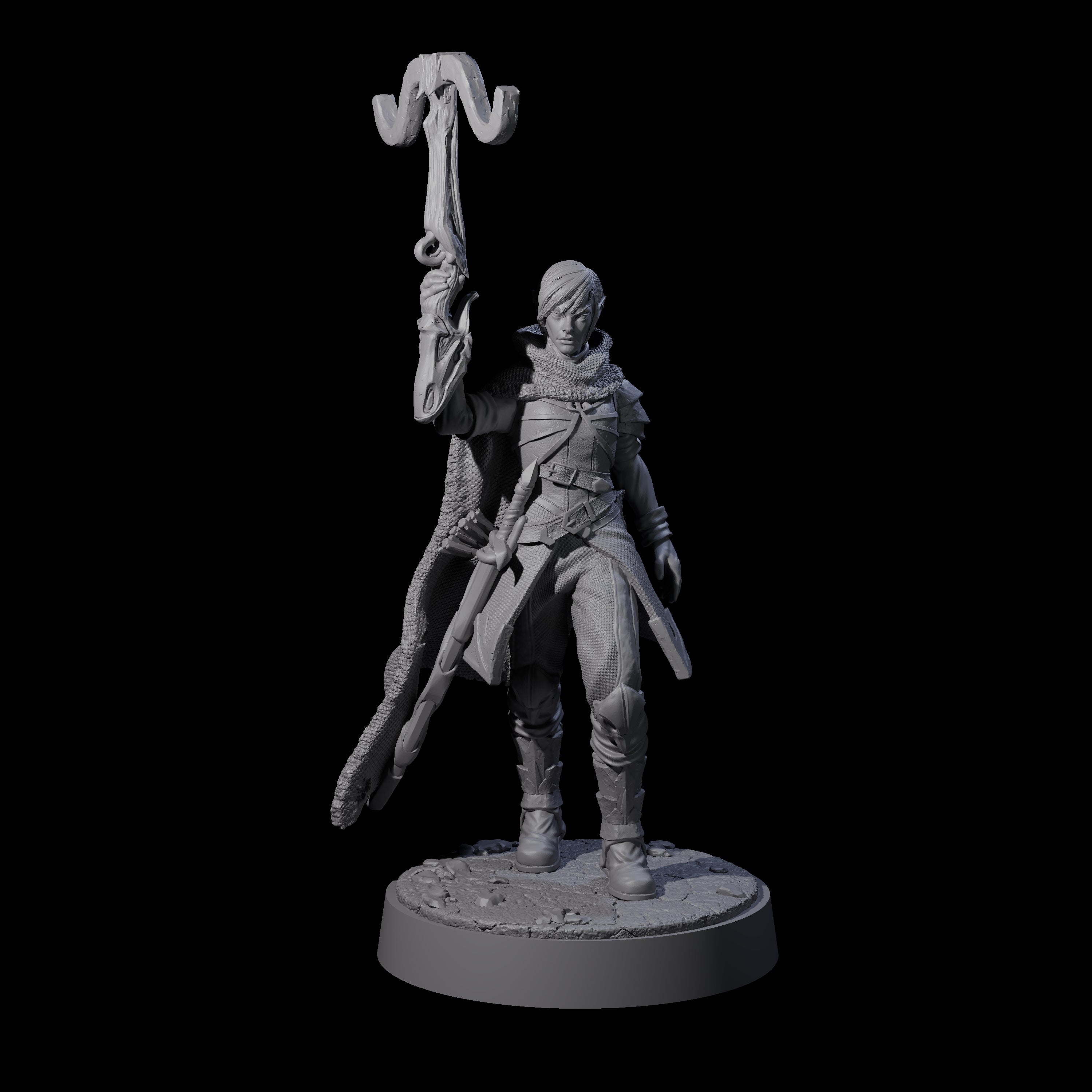 Five Crossbow Ready Rogues Miniature for Dungeons and Dragons, Pathfinder or other TTRPGs