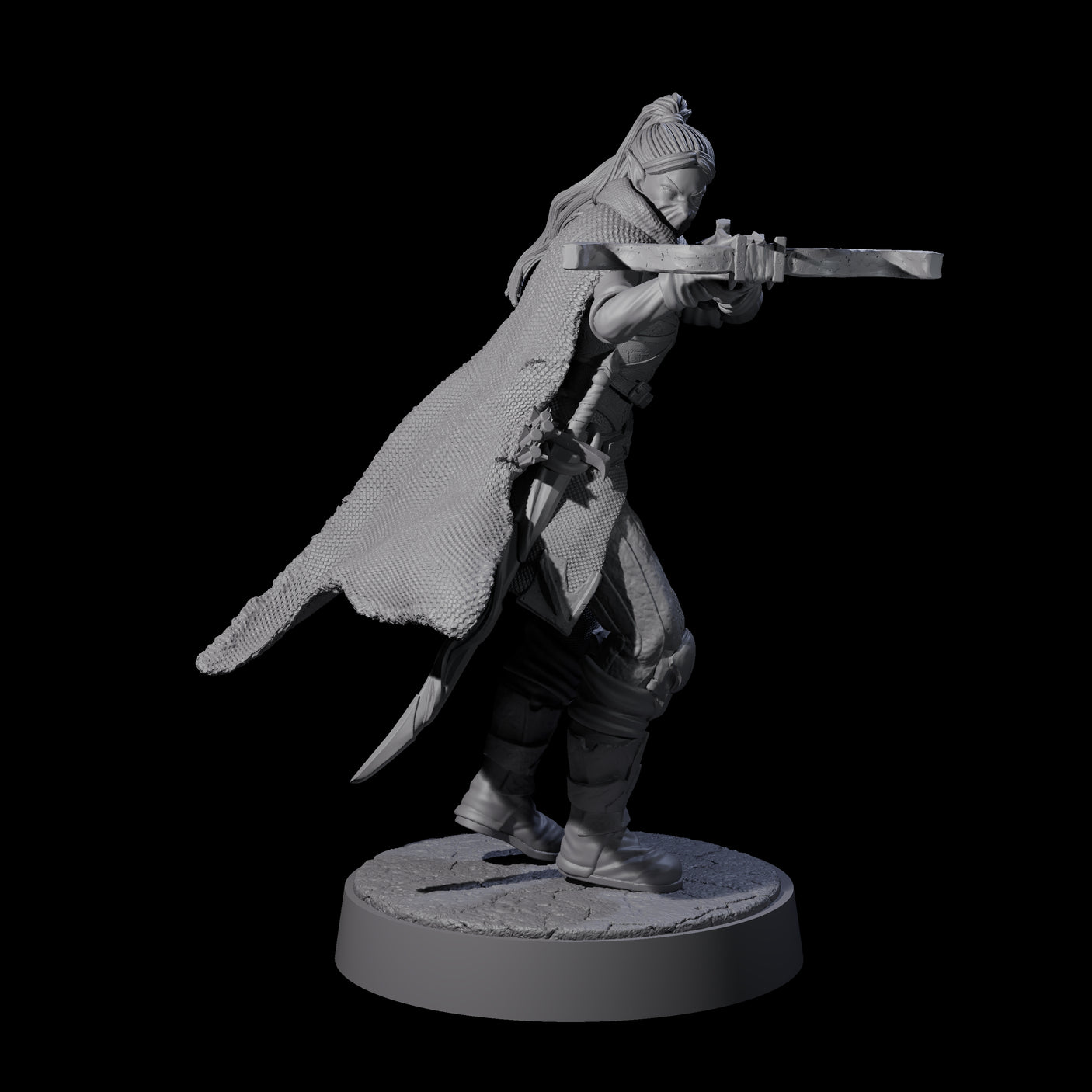 Five Crossbow Ready Rogues Miniature for Dungeons and Dragons, Pathfinder or other TTRPGs