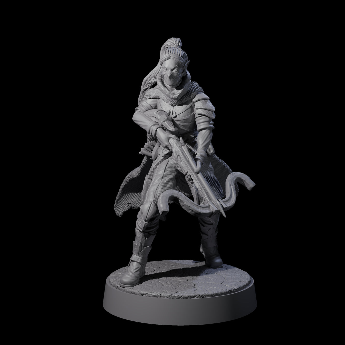 Five Crossbow Ready Rogues Miniature for Dungeons and Dragons, Pathfinder or other TTRPGs