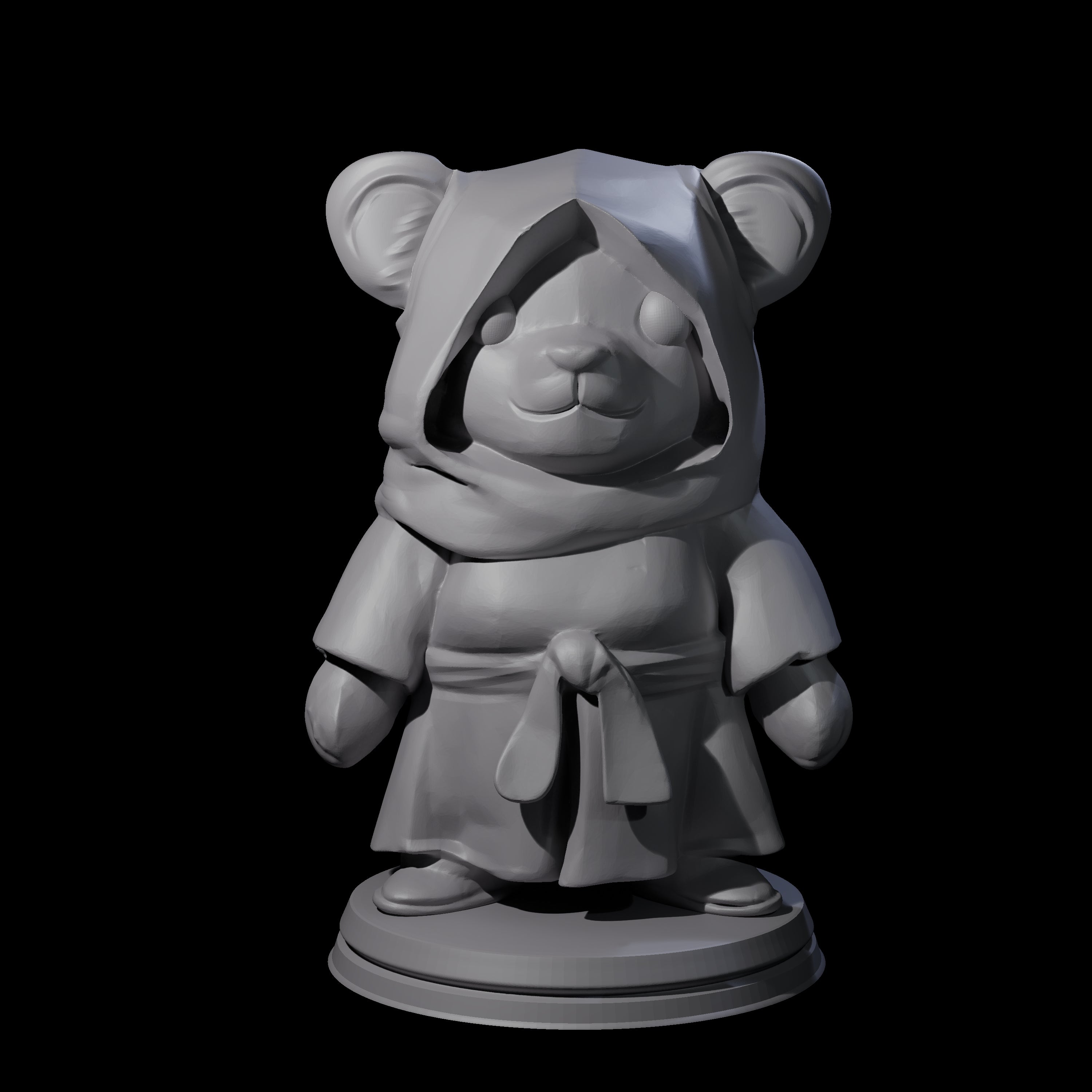 Five Cute Woodland Ursines Miniature for Dungeons and Dragons, Pathfinder or other TTRPGs