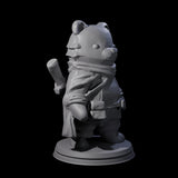 Five Cute Woodland Ursines Miniature for Dungeons and Dragons, Pathfinder or other TTRPGs
