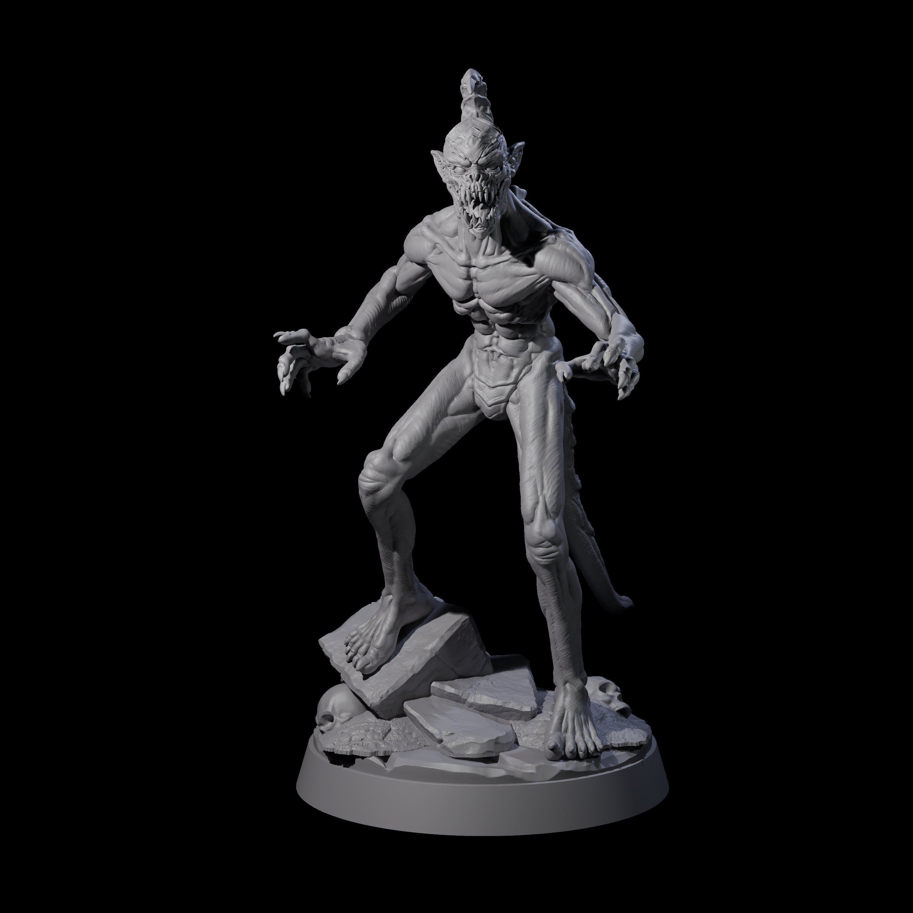 Five Deadly Babau Miniature for Dungeons and Dragons, Pathfinder or other TTRPGs