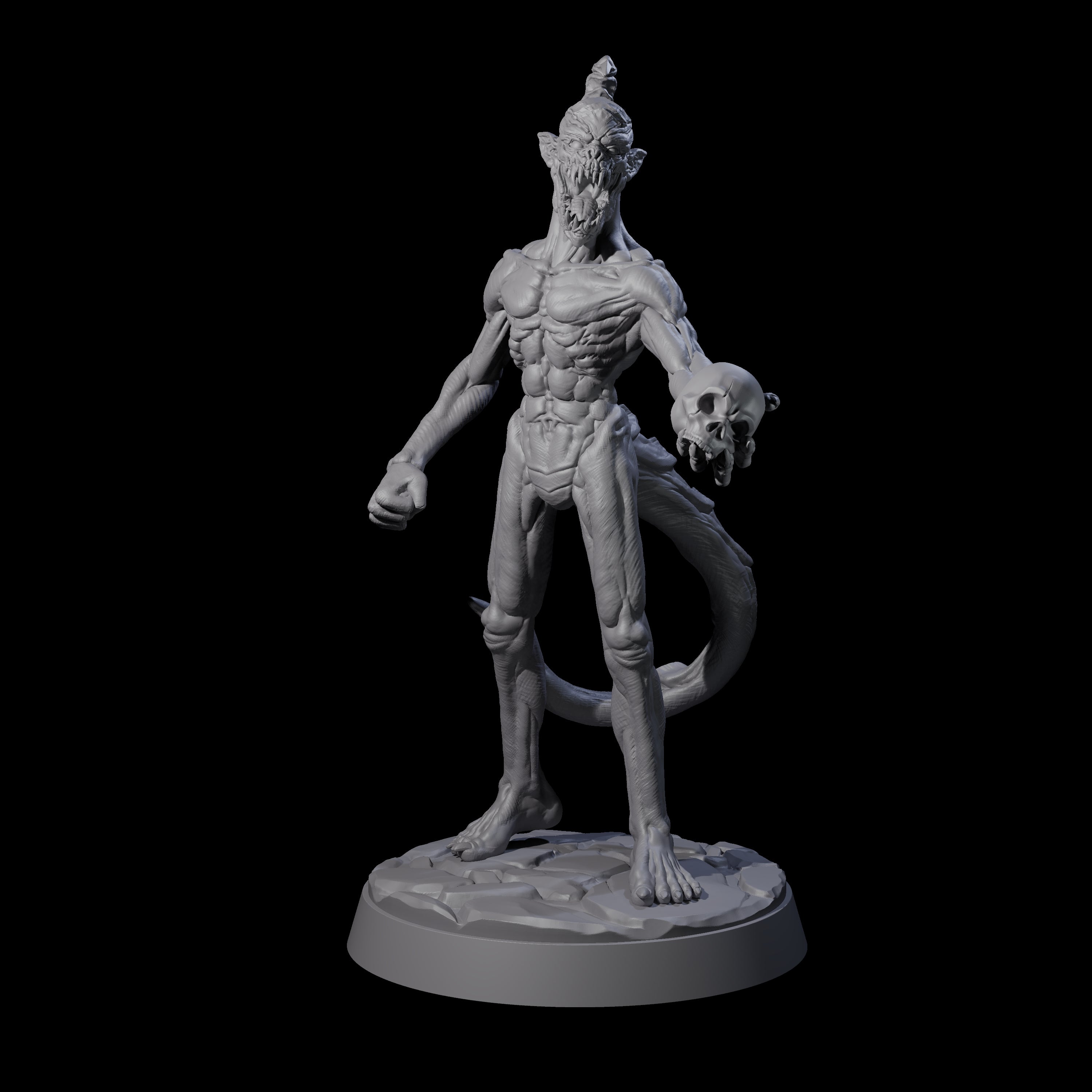 Five Deadly Babau Miniature for Dungeons and Dragons, Pathfinder or other TTRPGs