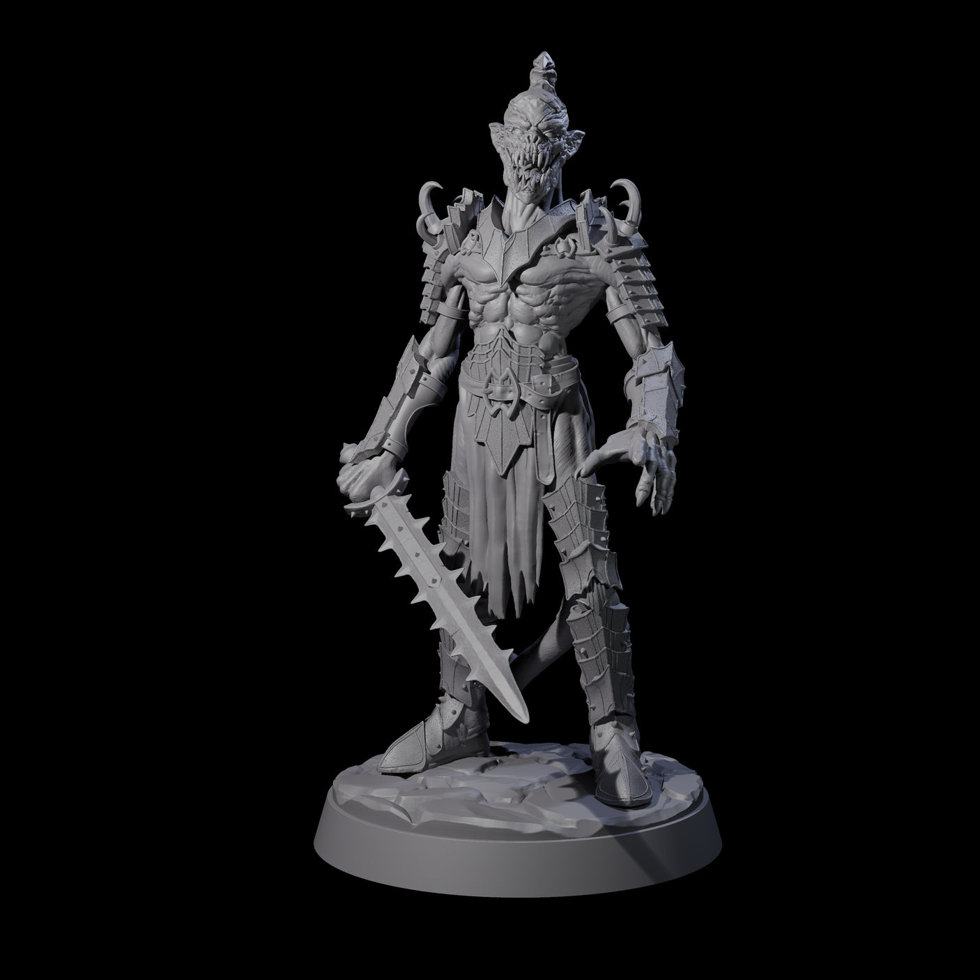 Five Deadly Babau Miniature for Dungeons and Dragons, Pathfinder or other TTRPGs