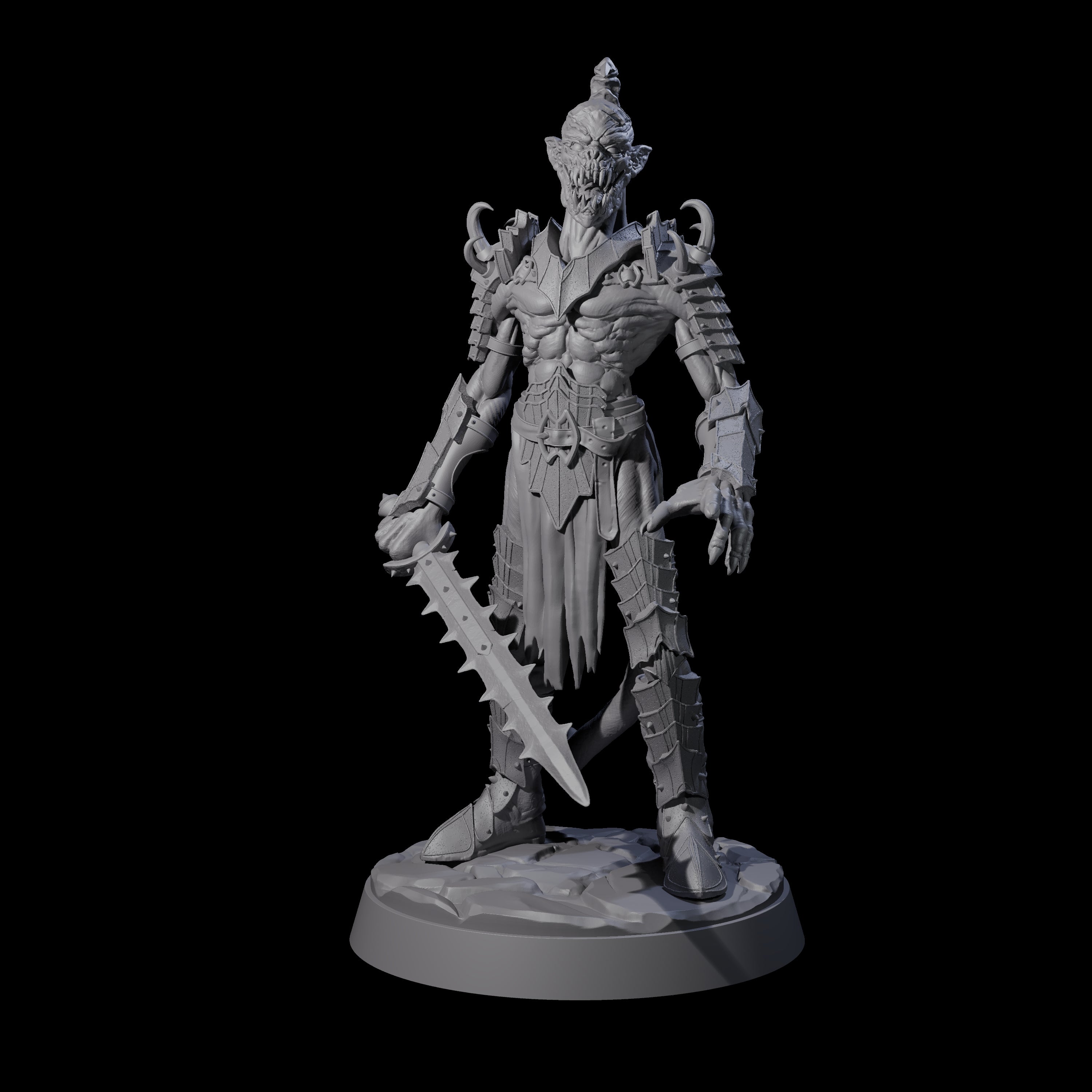 Five Deadly Babau Miniature for Dungeons and Dragons, Pathfinder or other TTRPGs