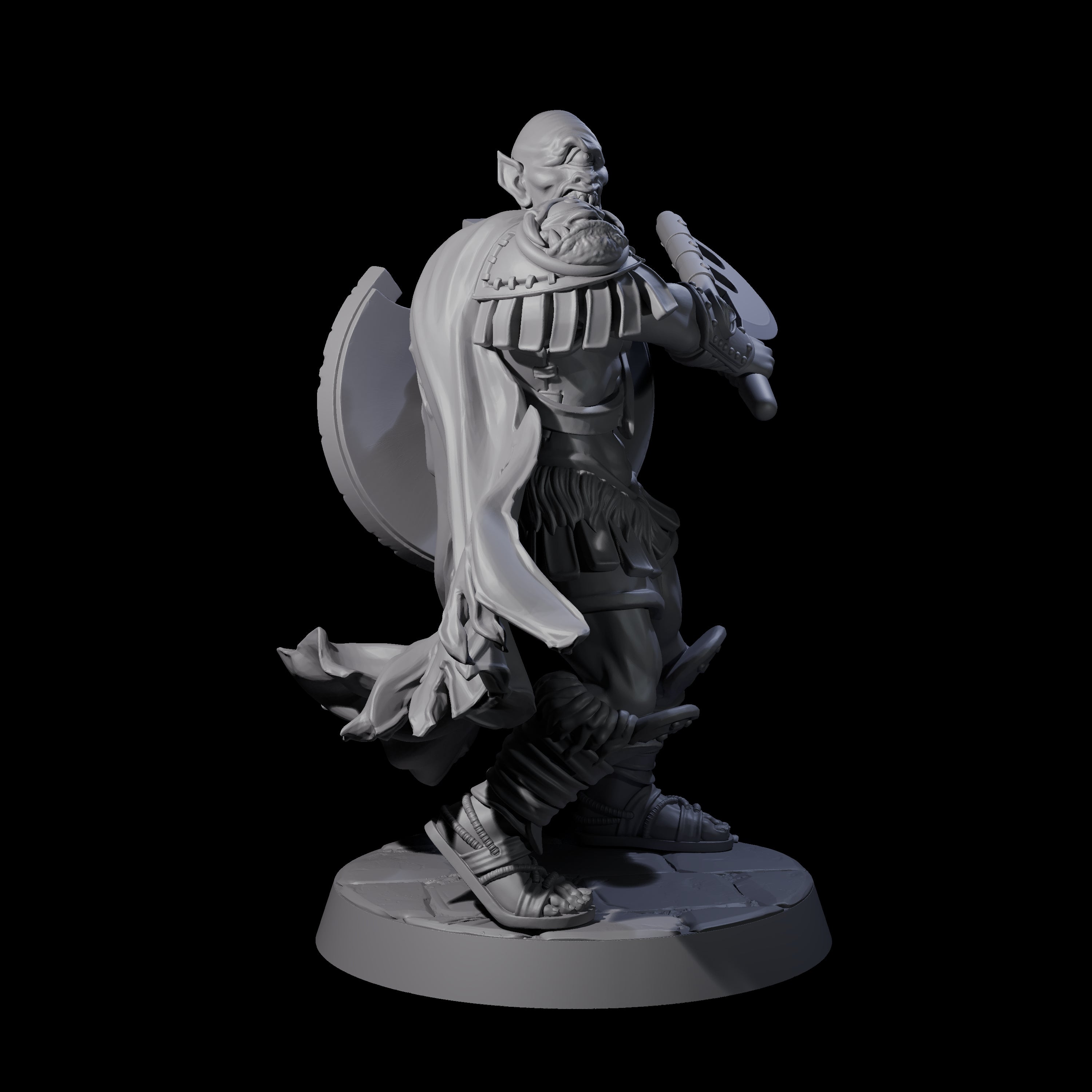 Five Filthy Cyclops Warriors Miniature for Dungeons and Dragons, Pathfinder or other TTRPGs