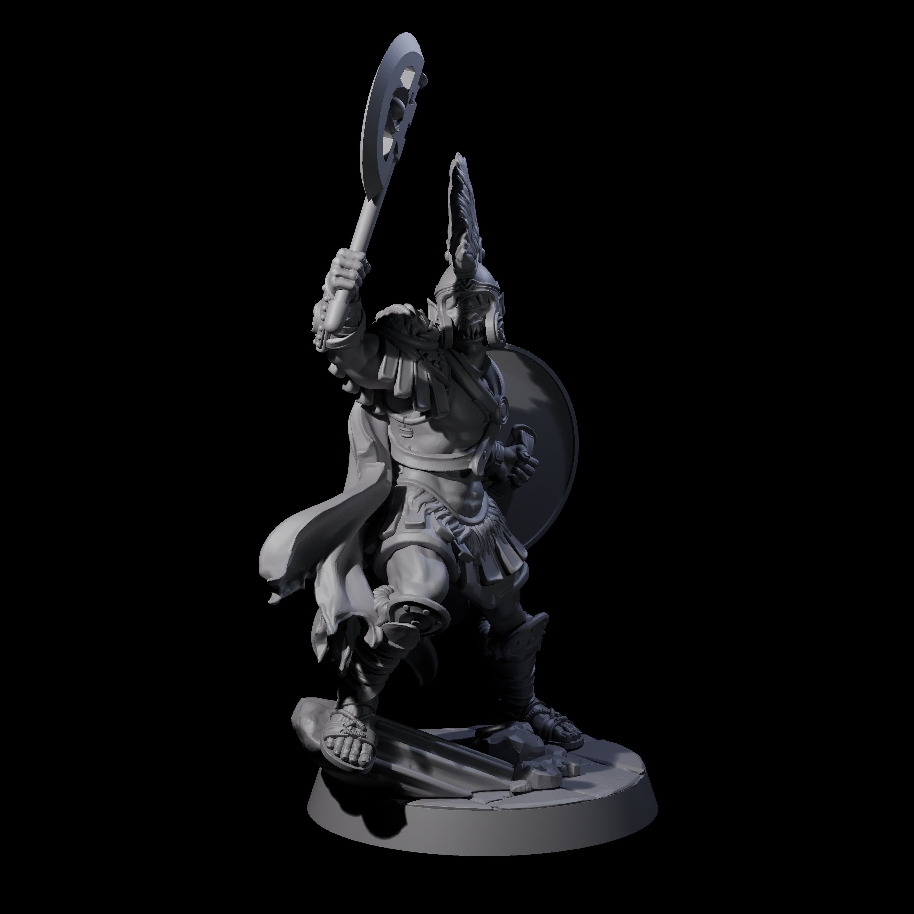 Five Filthy Cyclops Warriors Miniature for Dungeons and Dragons, Pathfinder or other TTRPGs