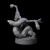 Five Hissing Flying Snakes Miniature for Dungeons and Dragons, Pathfinder or other TTRPGs