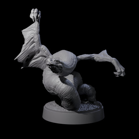 Five Hissing Flying Snakes Miniature for Dungeons and Dragons, Pathfinder or other TTRPGs