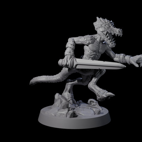 Five Intrepid Kobolds Miniature for Dungeons and Dragons, Pathfinder or other TTRPGs