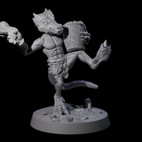 Five Intrepid Kobolds Miniature for Dungeons and Dragons, Pathfinder or other TTRPGs