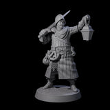 Five Investigating Town Militia Miniature for Dungeons and Dragons, Pathfinder or other TTRPGs