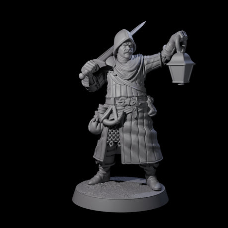 Five Investigating Town Militia Miniature for Dungeons and Dragons, Pathfinder or other TTRPGs