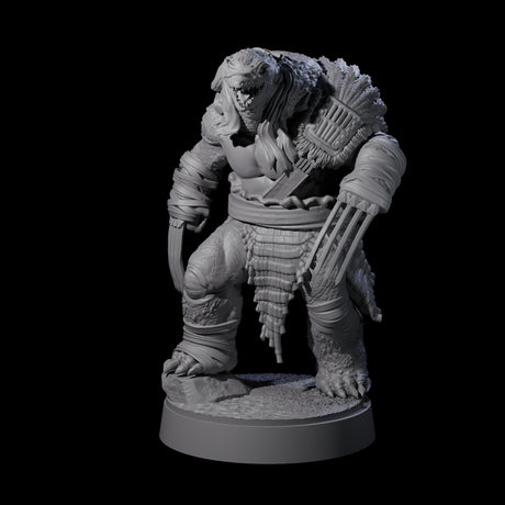 Five Masked Tortle Ninjas Miniature for Dungeons and Dragons, Pathfinder or other TTRPGs