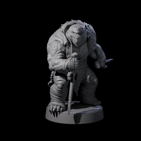 Five Masked Tortle Ninjas Miniature for Dungeons and Dragons, Pathfinder or other TTRPGs
