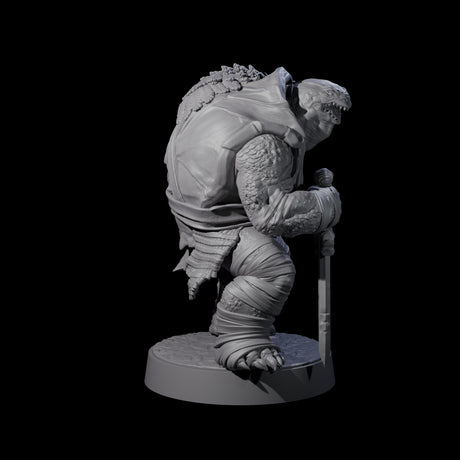 Five Masked Tortle Ninjas Miniature for Dungeons and Dragons, Pathfinder or other TTRPGs