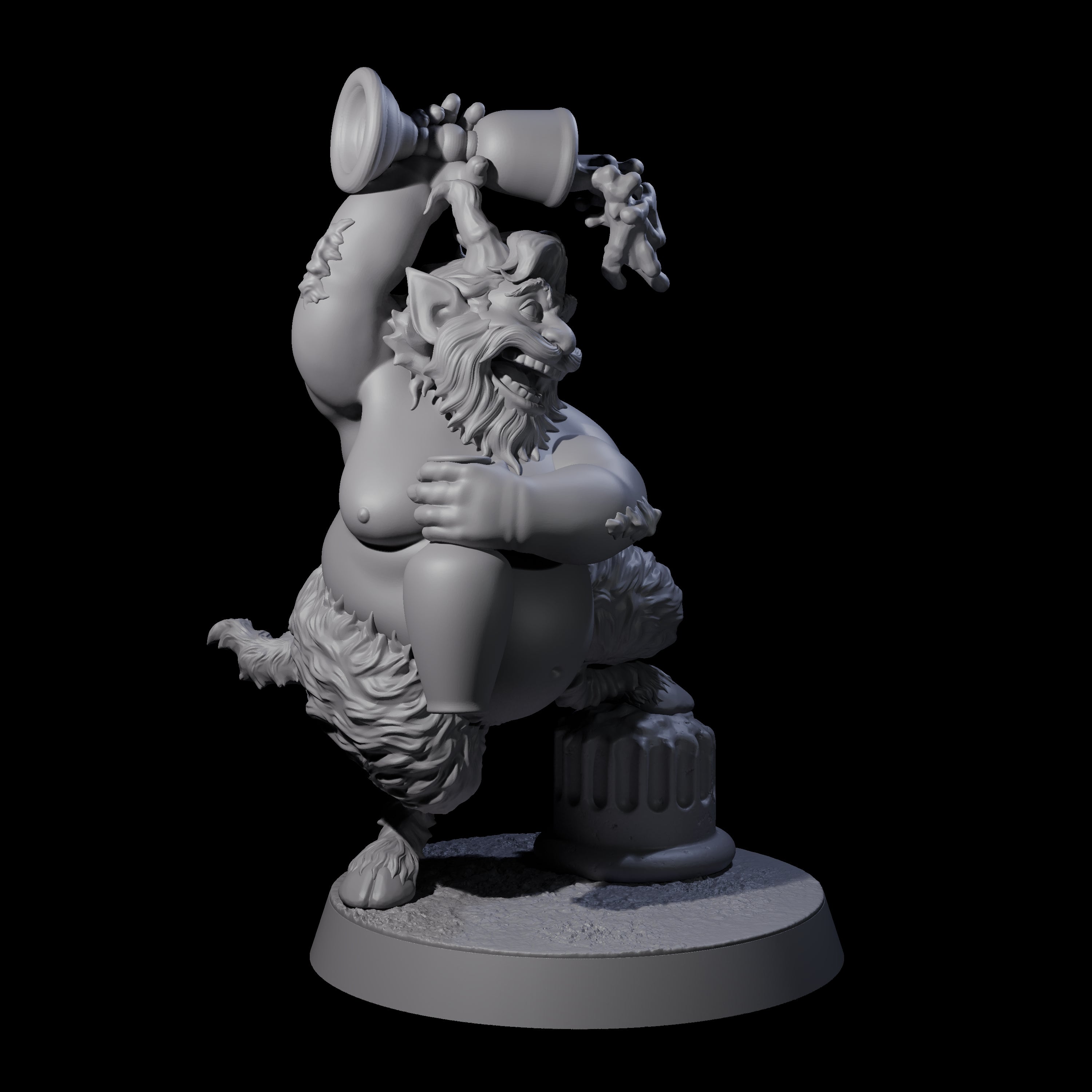 Five Mischievous Satyrs Miniature for Dungeons and Dragons, Pathfinder or other TTRPGs