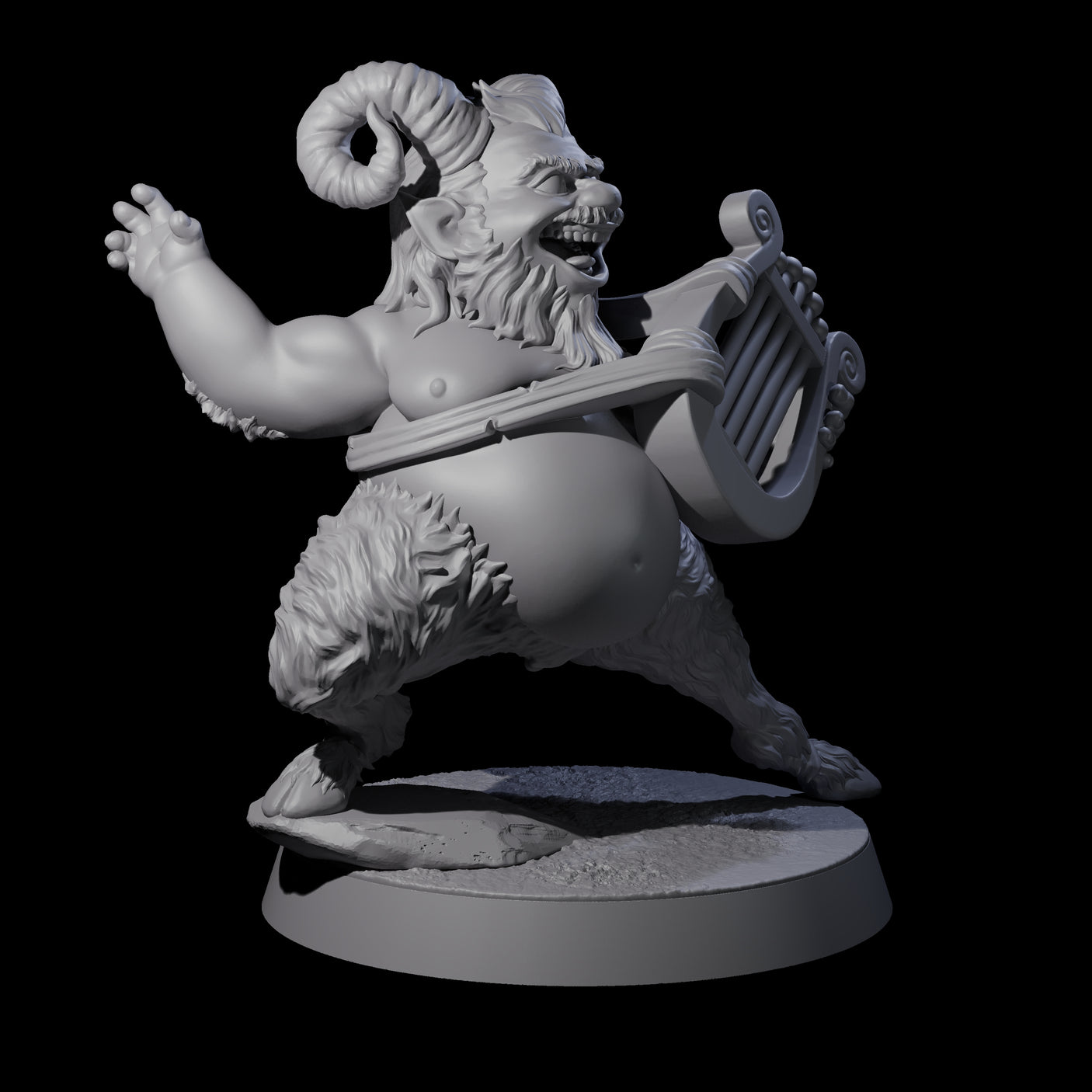 Five Mischievous Satyrs Miniature for Dungeons and Dragons, Pathfinder or other TTRPGs