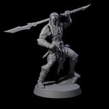 Five Muscular Elf Forest Guardians Miniature for Dungeons and Dragons, Pathfinder or other TTRPGs