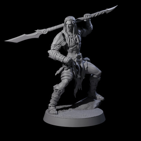 Five Muscular Elf Forest Guardians Miniature for Dungeons and Dragons, Pathfinder or other TTRPGs