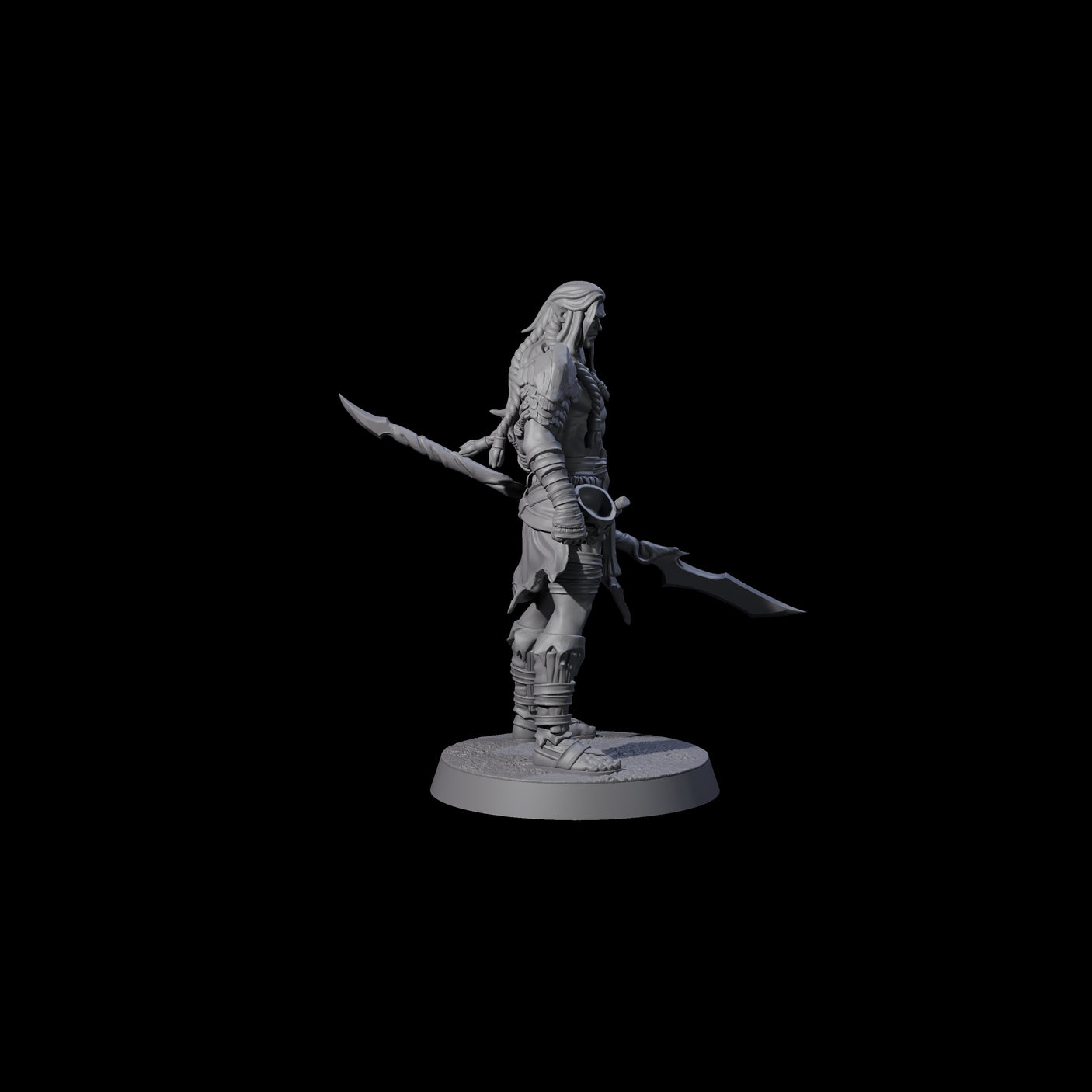 Five Muscular Elf Forest Guardians Miniature for Dungeons and Dragons, Pathfinder or other TTRPGs