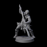 Five Muscular Elf Forest Guardians Miniature for Dungeons and Dragons, Pathfinder or other TTRPGs