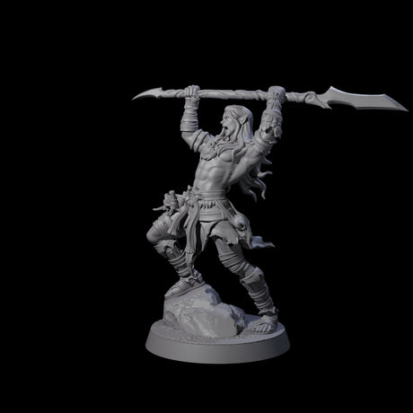 Five Muscular Elf Forest Guardians Miniature for Dungeons and Dragons, Pathfinder or other TTRPGs