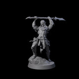 Five Muscular Elf Forest Guardians Miniature for Dungeons and Dragons, Pathfinder or other TTRPGs